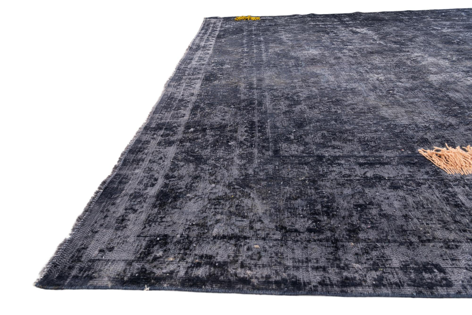 9' 9 x 12' 9 Hand Knotted Ultra Vintage Persian Wool Rug