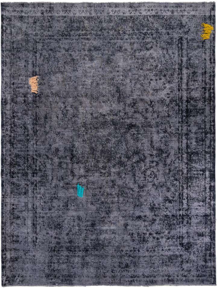 9' 9 x 12' 9 Hand Knotted Ultra Vintage Persian Wool Rug