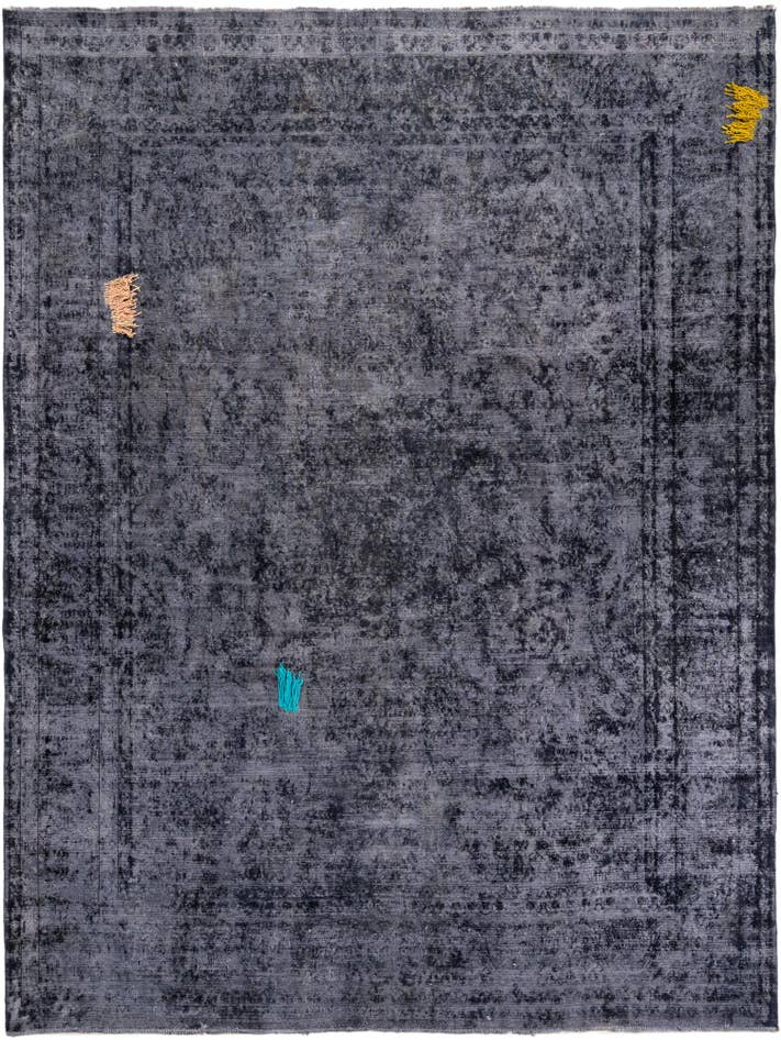 Detail image of 9' 9 x 12' 9 Hand Knotted Ultra Vintage Persian Wool Rug