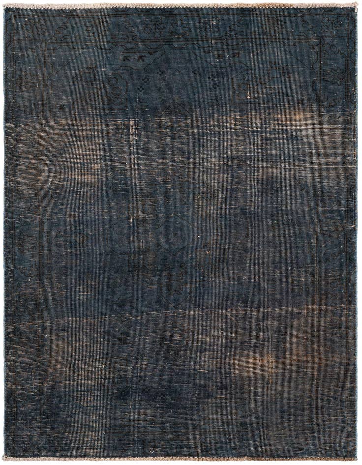 Detail image of 3' 1 x 4' 5 Hand Knotted Ultra Vintage Persian Wool Rug