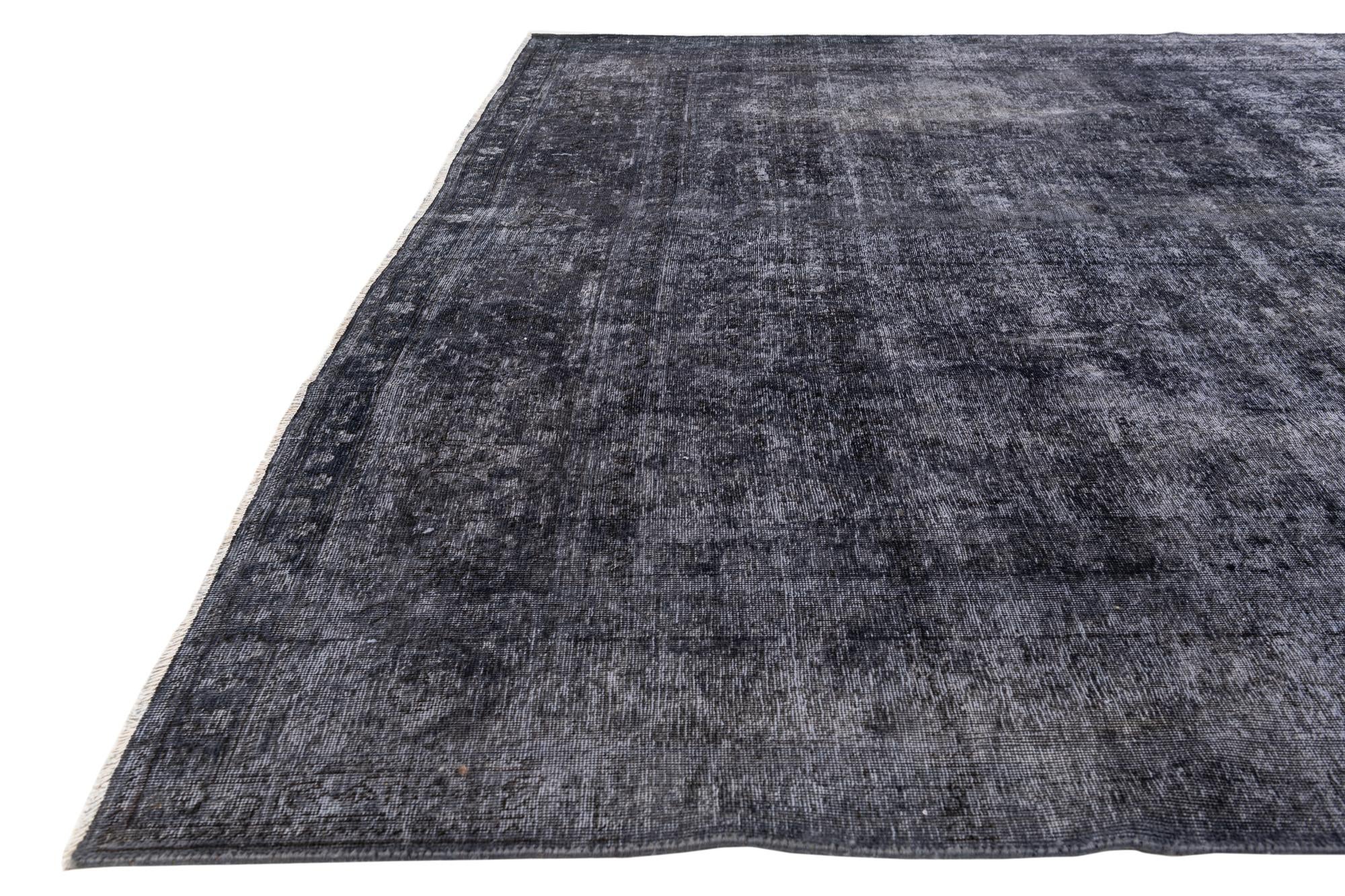 9' 9 x 12' 6 Hand Knotted Ultra Vintage Wool Rug