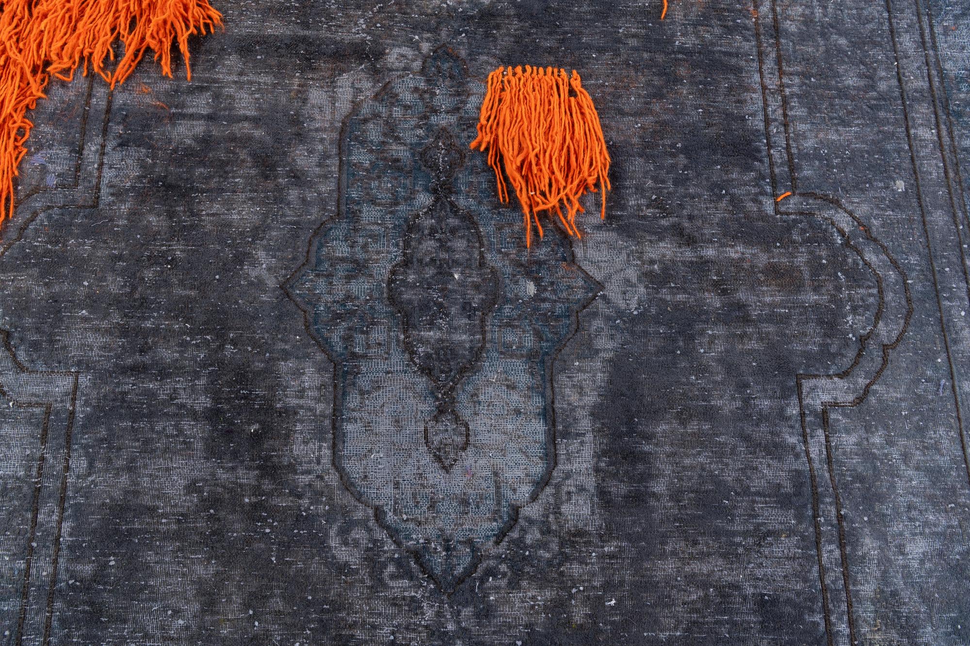7' 3 x 9' 10 Hand Knotted Ultra Vintage Persian Wool Rug