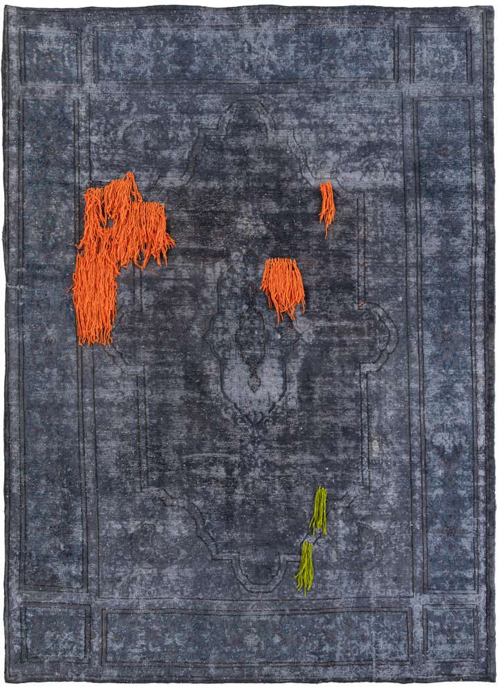 7' 3 x 9' 10 Hand Knotted Ultra Vintage Persian Wool Rug