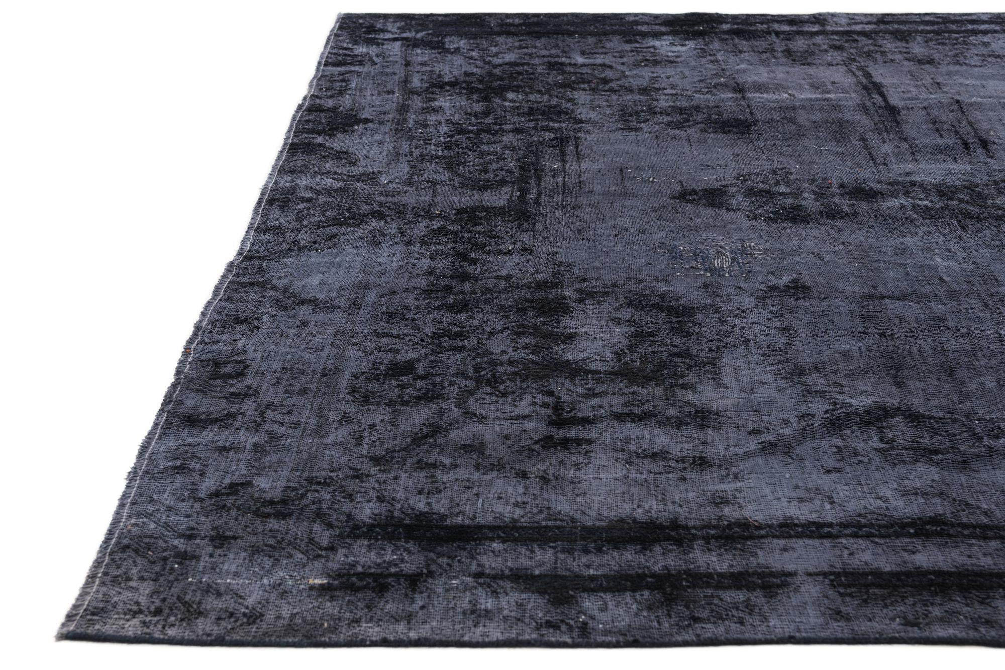 7' x 10' 7 Hand Knotted Ultra Vintage Persian Wool Rug