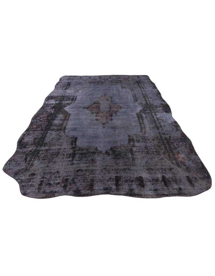 Detail image of 8' 10 x 13' Hand Knotted Ultra Vintage Persian Wool Rug