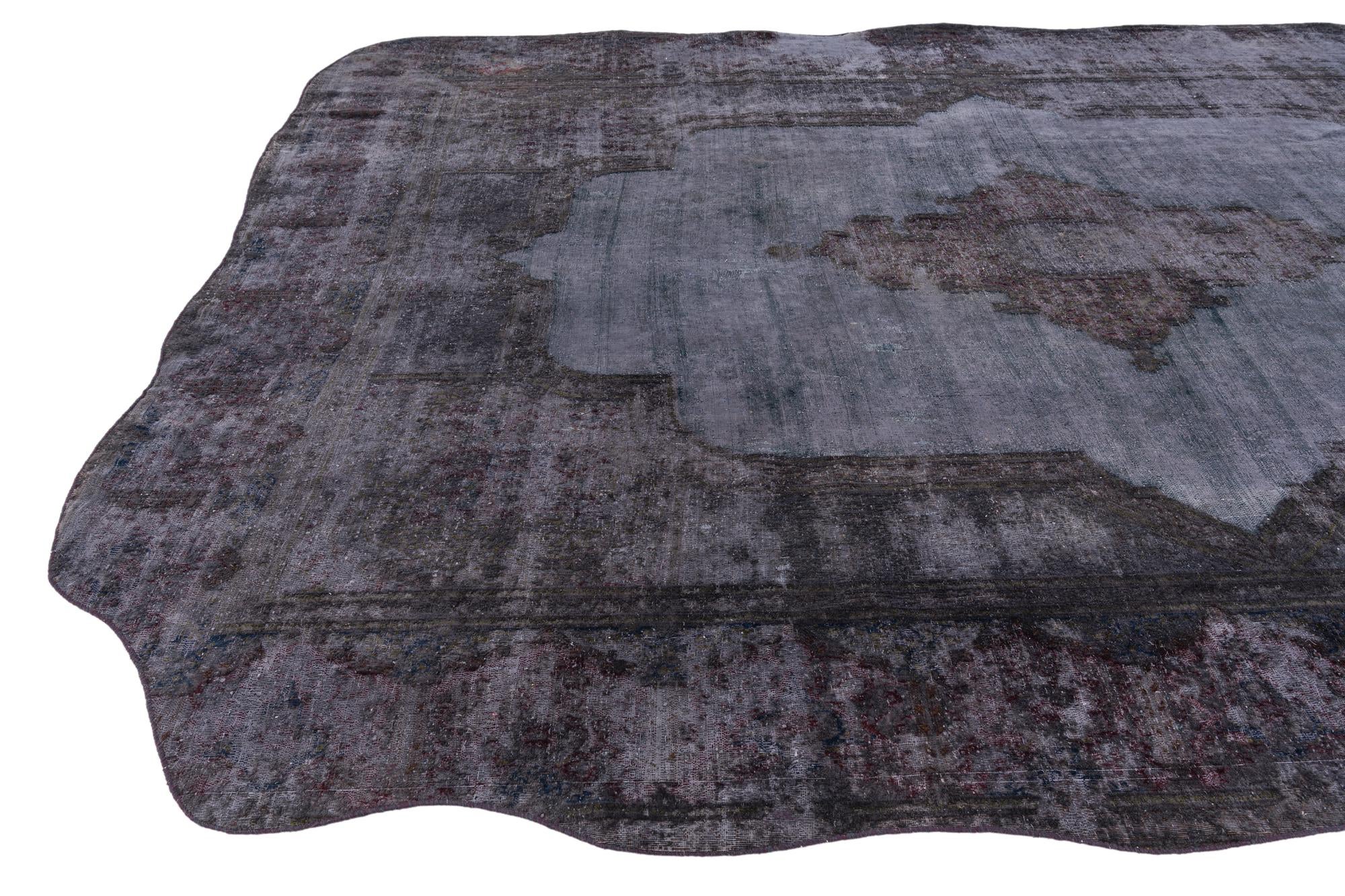 8' 10 x 13' Hand Knotted Ultra Vintage Persian Wool Rug
