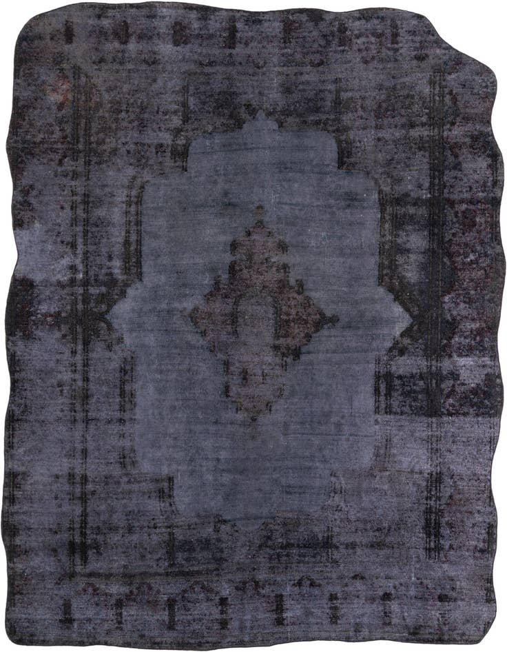 Detail image of 8' 10 x 13' Hand Knotted Ultra Vintage Persian Wool Rug