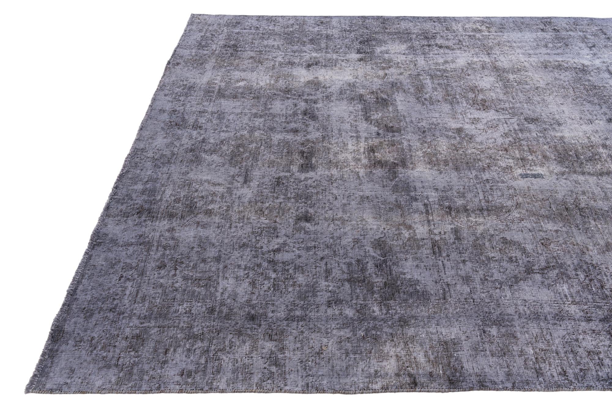 7' x 10' 2 Hand Knotted Ultra Vintage Persian Wool Rug