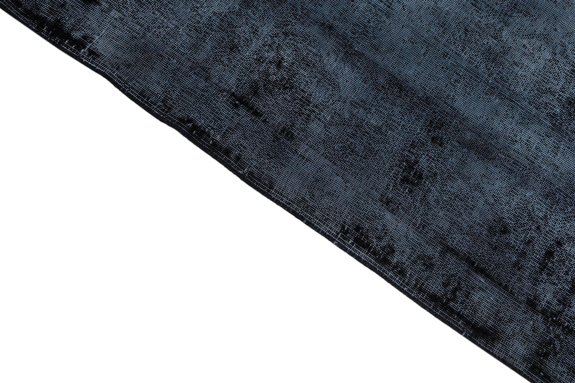 6' 10 x 9' 3 Hand Knotted Ultra Vintage Persian Wool Rug
