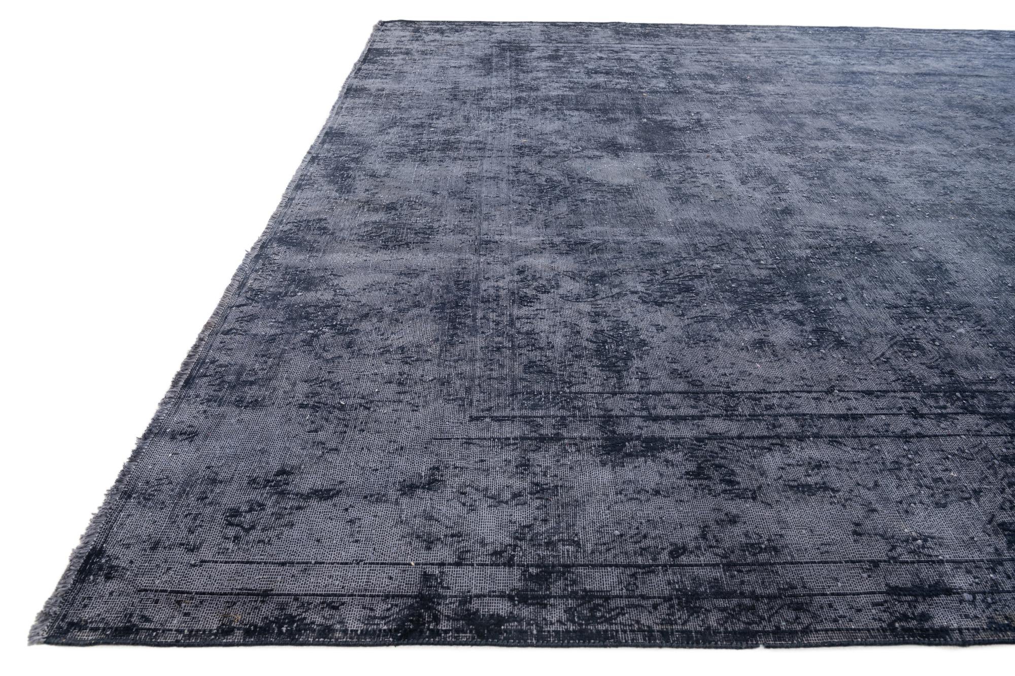 9' 8 x 12' 7 Hand Knotted Ultra Vintage Persian Wool Rug