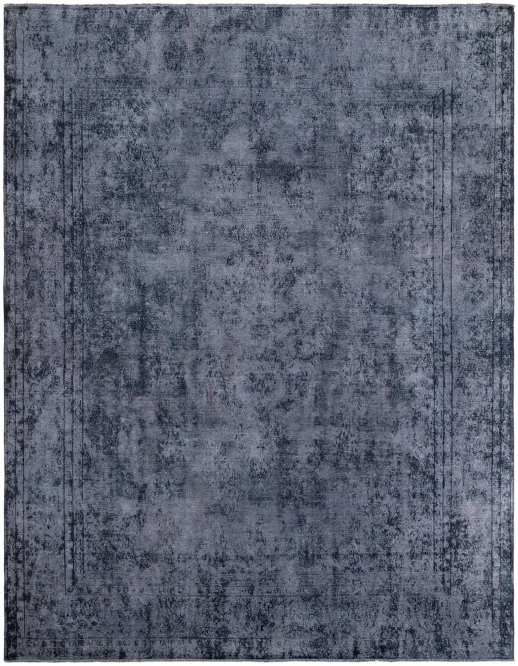 Detail image of 9' 8 x 12' 7 Hand Knotted Ultra Vintage Persian Wool Rug