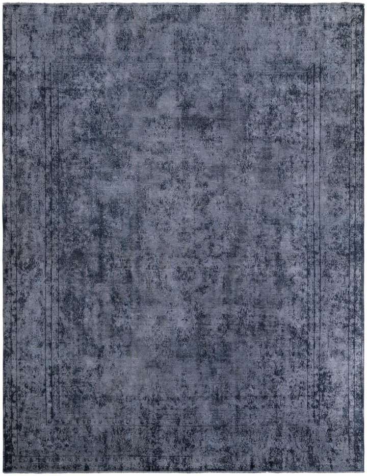 9' 8 x 12' 7 Hand Knotted Ultra Vintage Persian Wool Rug