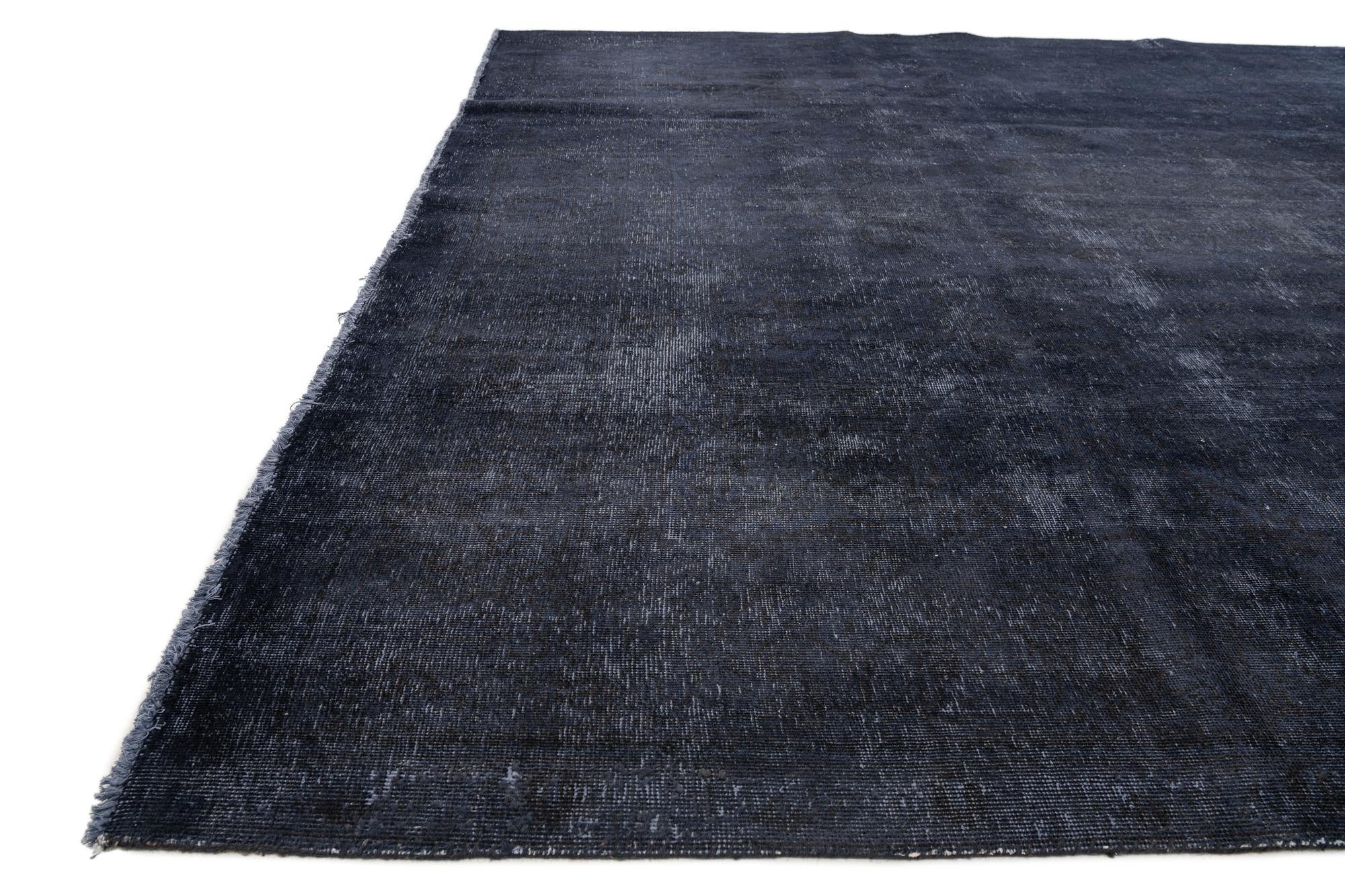 9' 7 x 12' 9 Hand Knotted Ultra Vintage Persian Wool Rug