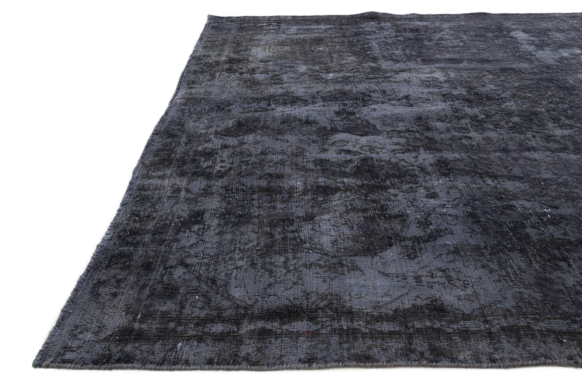 7' 1 x 10' 9 Hand Knotted Ultra Vintage Persian Wool Rug