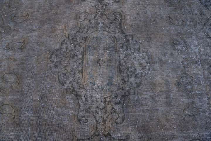 6' 8 x 10' Hand Knotted Ultra Vintage Persian Wool Rug