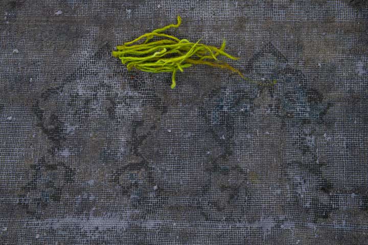 6' 8 x 10' Hand Knotted Ultra Vintage Persian Wool Rug