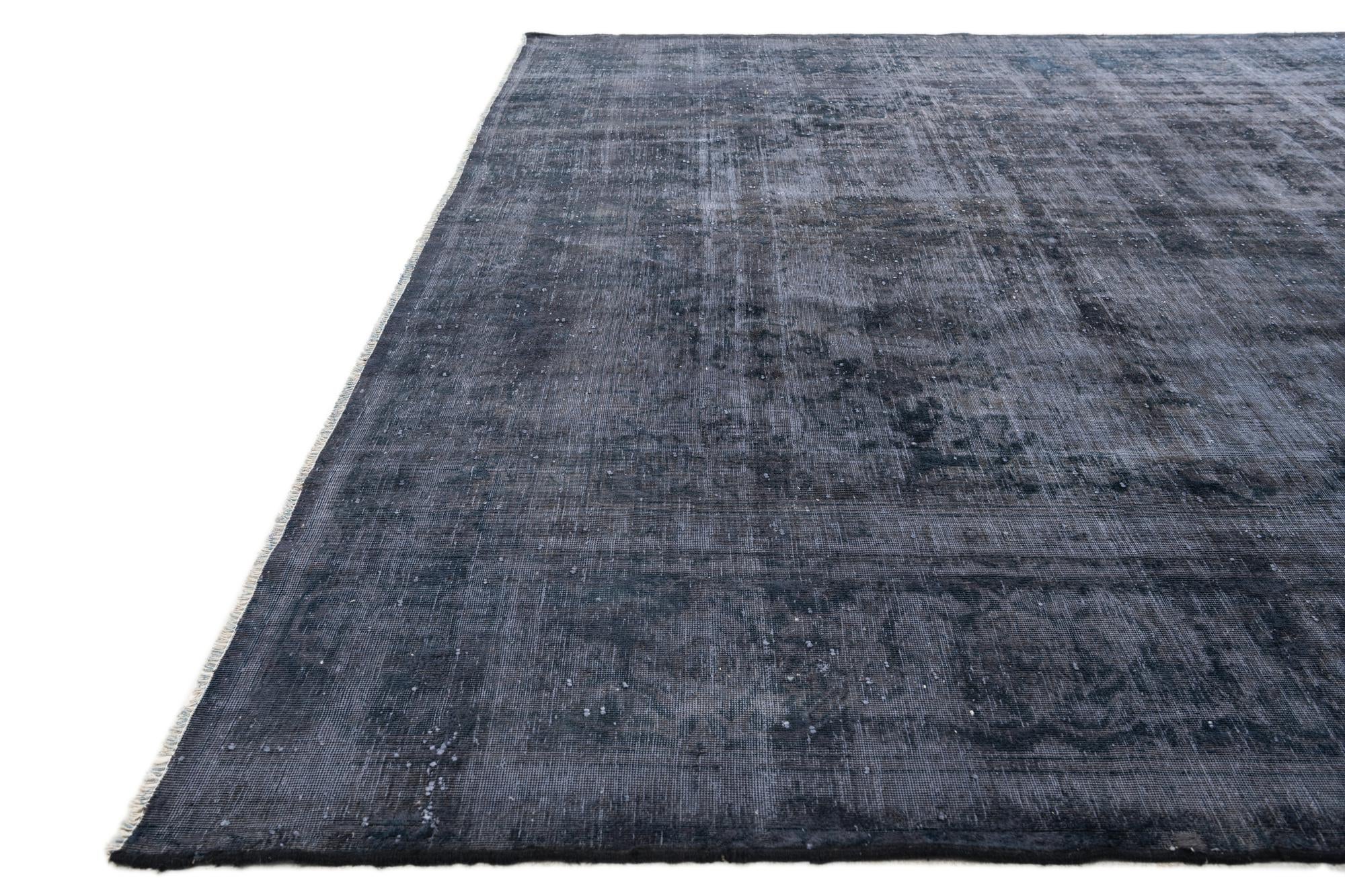 9' 5 x 11' 10 Hand Knotted Ultra Vintage Persian Wool Rug