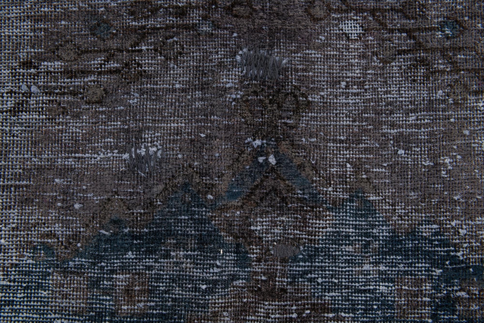 160cm x 210cm Hand Knotted Ultra Vintage Persian Wool Rug