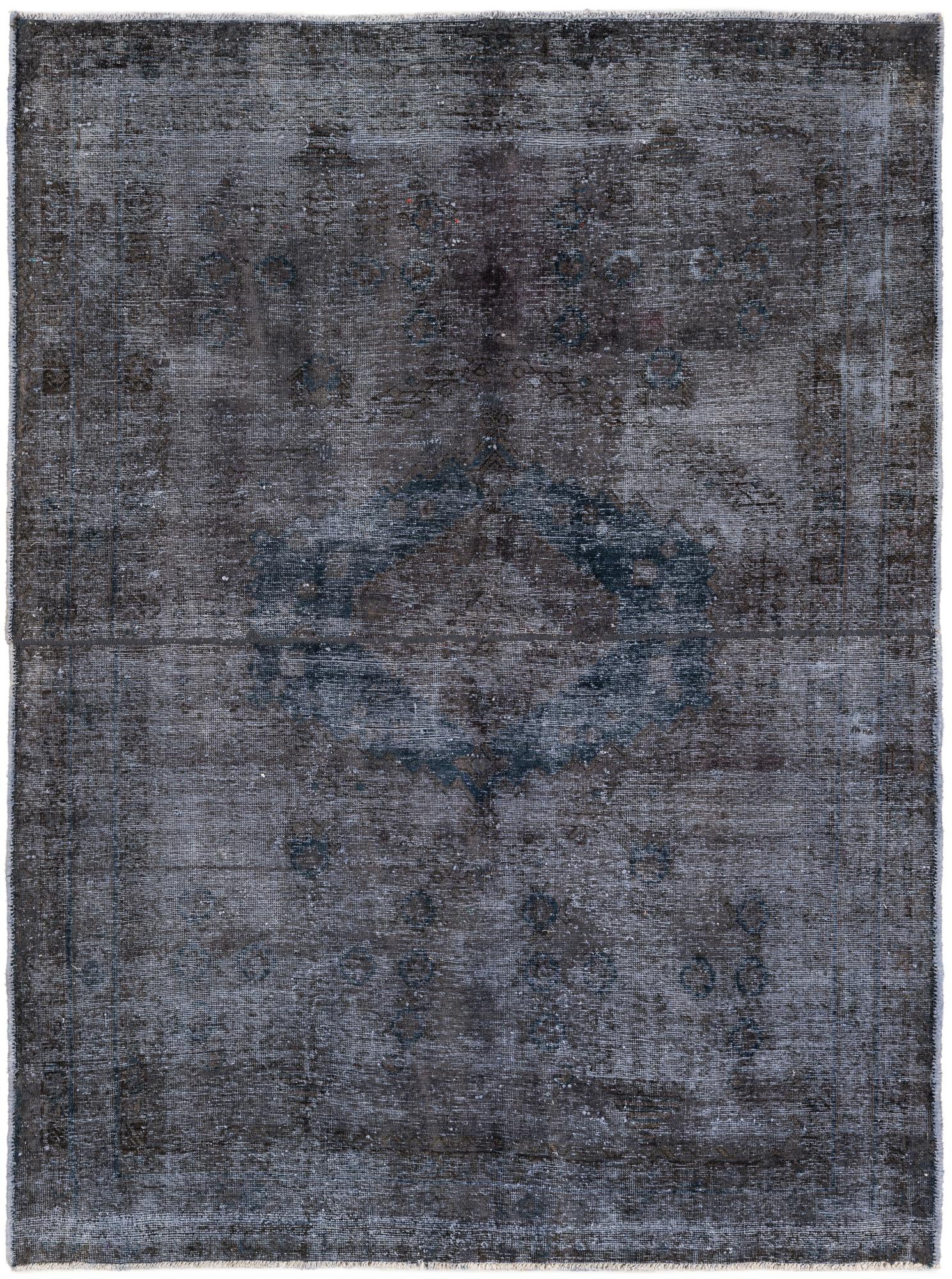 160cm x 210cm Hand Knotted Ultra Vintage Persian Wool Rug