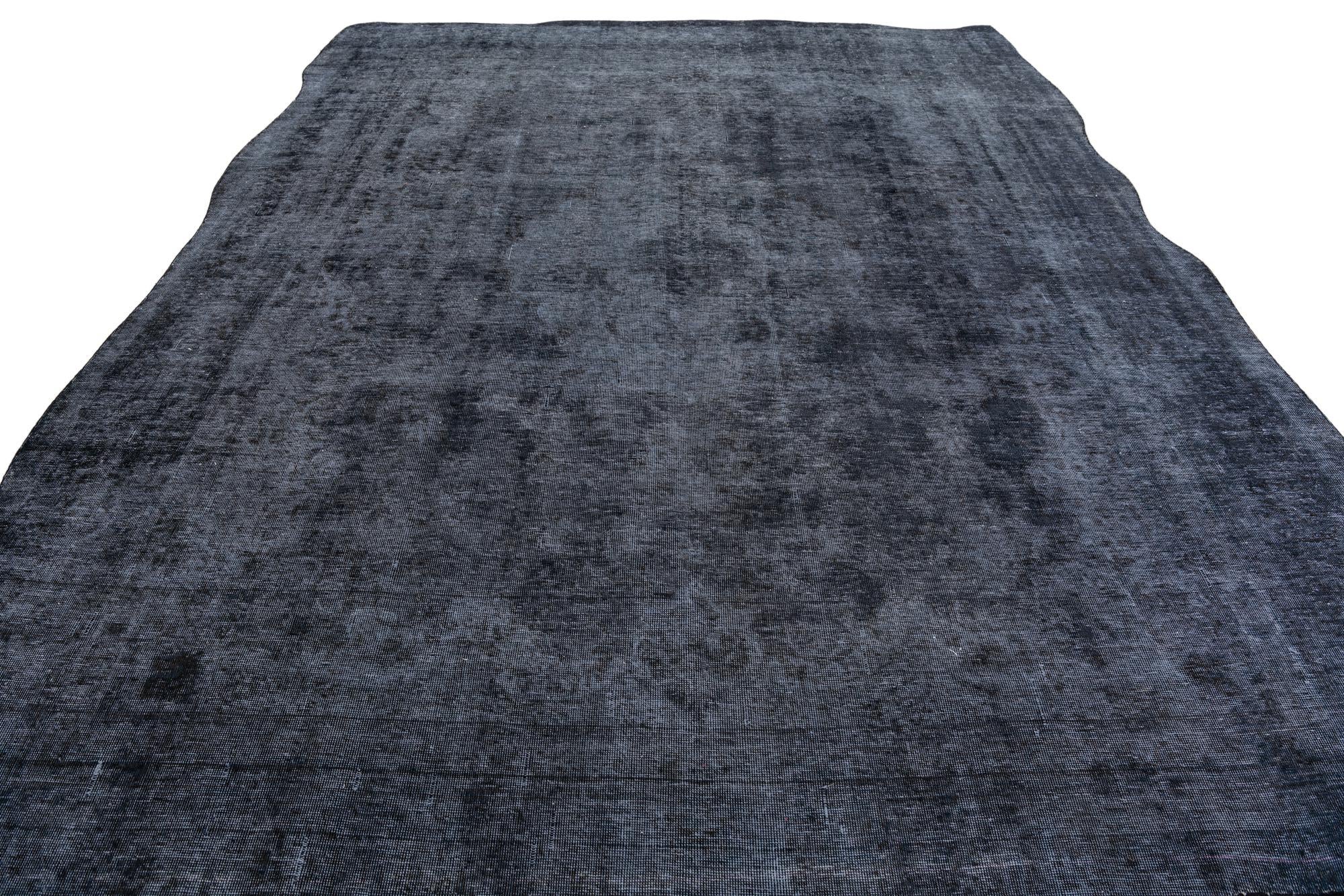 9' 4 x 11' 4 Hand Knotted Ultra Vintage Persian Wool Rug