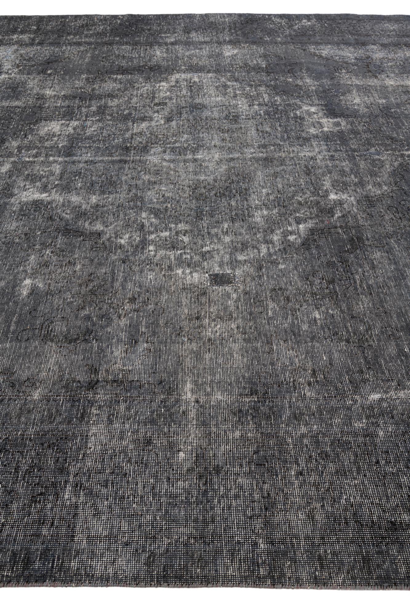 9' 6 x 12' 6 Hand Knotted Ultra Vintage Persian Wool Rug
