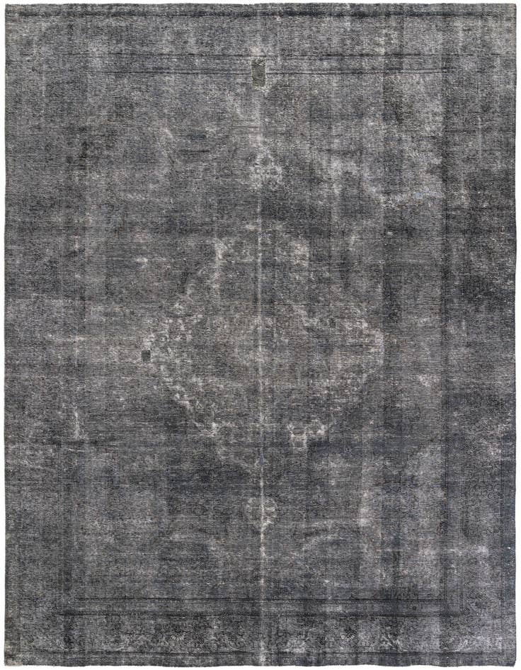 Detail image of 9' 6 x 12' 6 Hand Knotted Ultra Vintage Persian Wool Rug