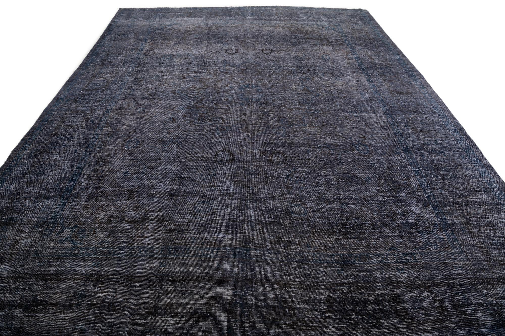 9' 6 x 12' 9 Hand Knotted Ultra Vintage Persian Wool Rug