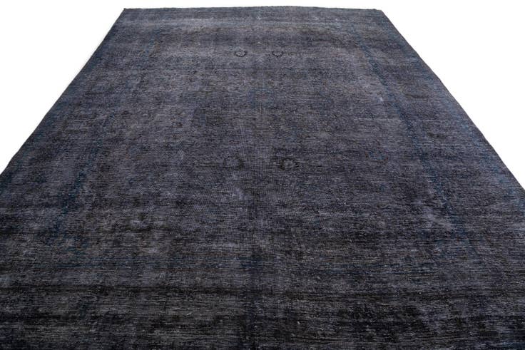 Detail image of 9' 6 x 12' 9 Hand Knotted Ultra Vintage Persian Wool Rug