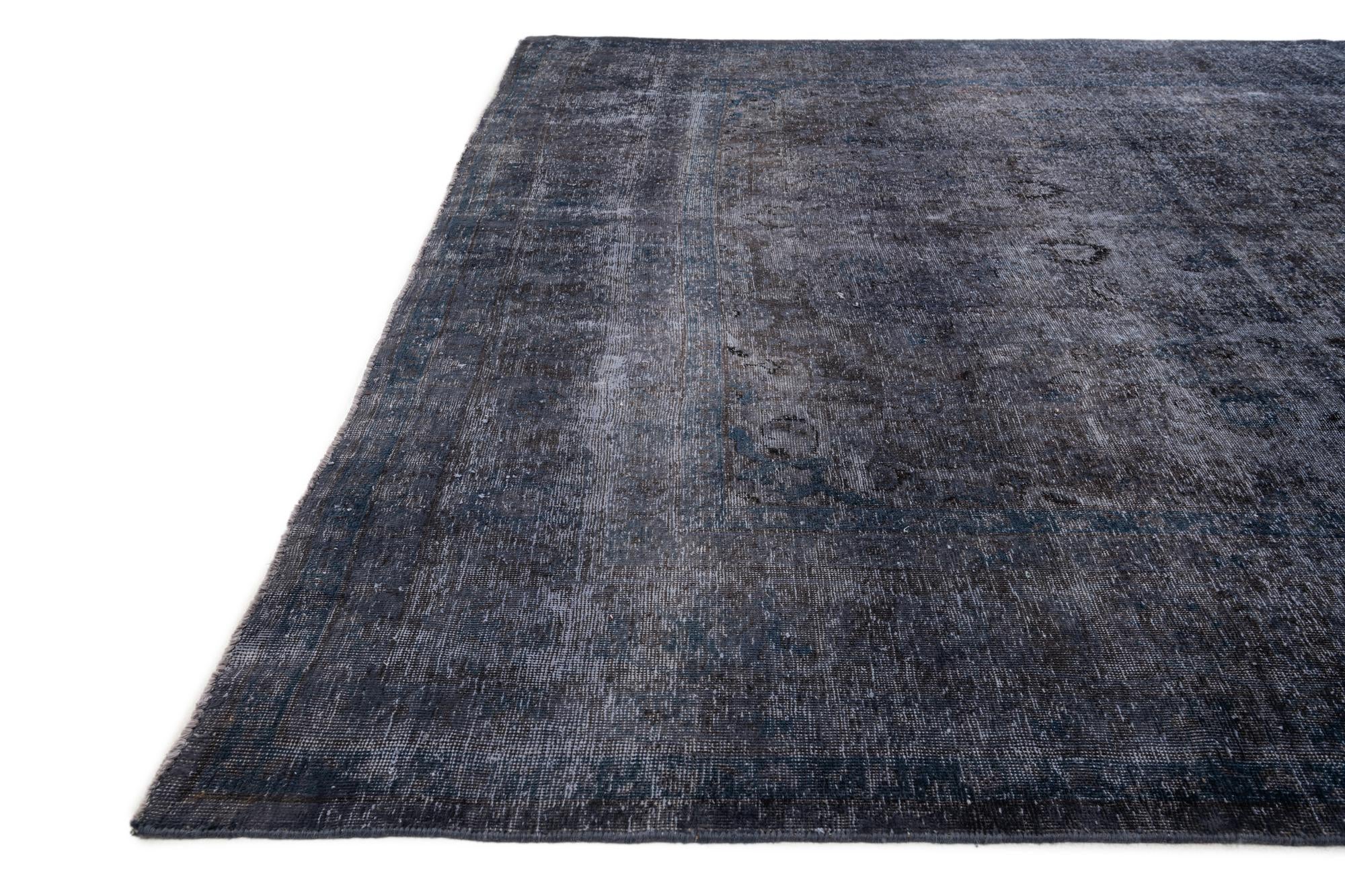 9' 6 x 12' 9 Hand Knotted Ultra Vintage Persian Wool Rug