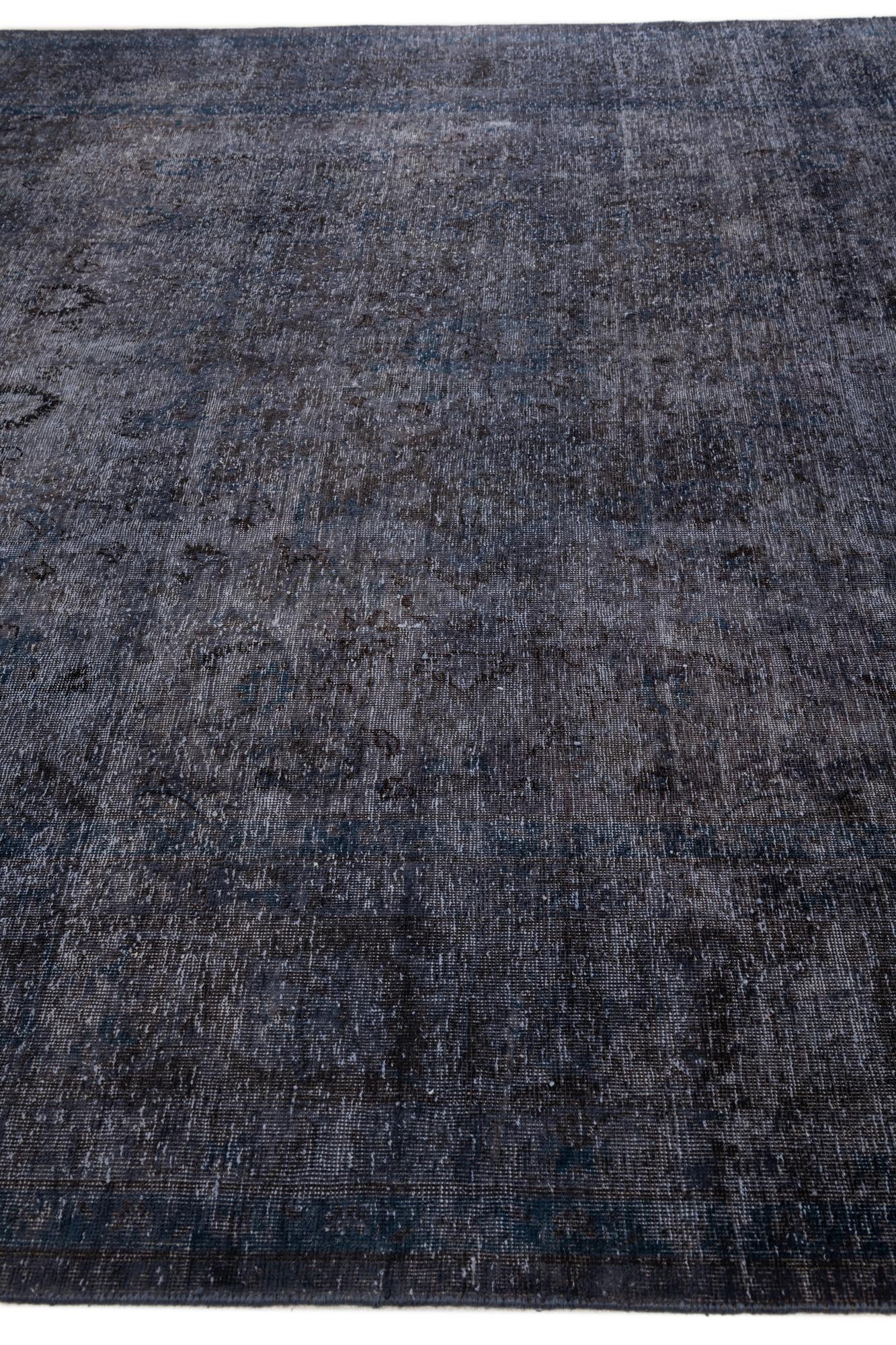 9' 6 x 12' 9 Hand Knotted Ultra Vintage Persian Wool Rug