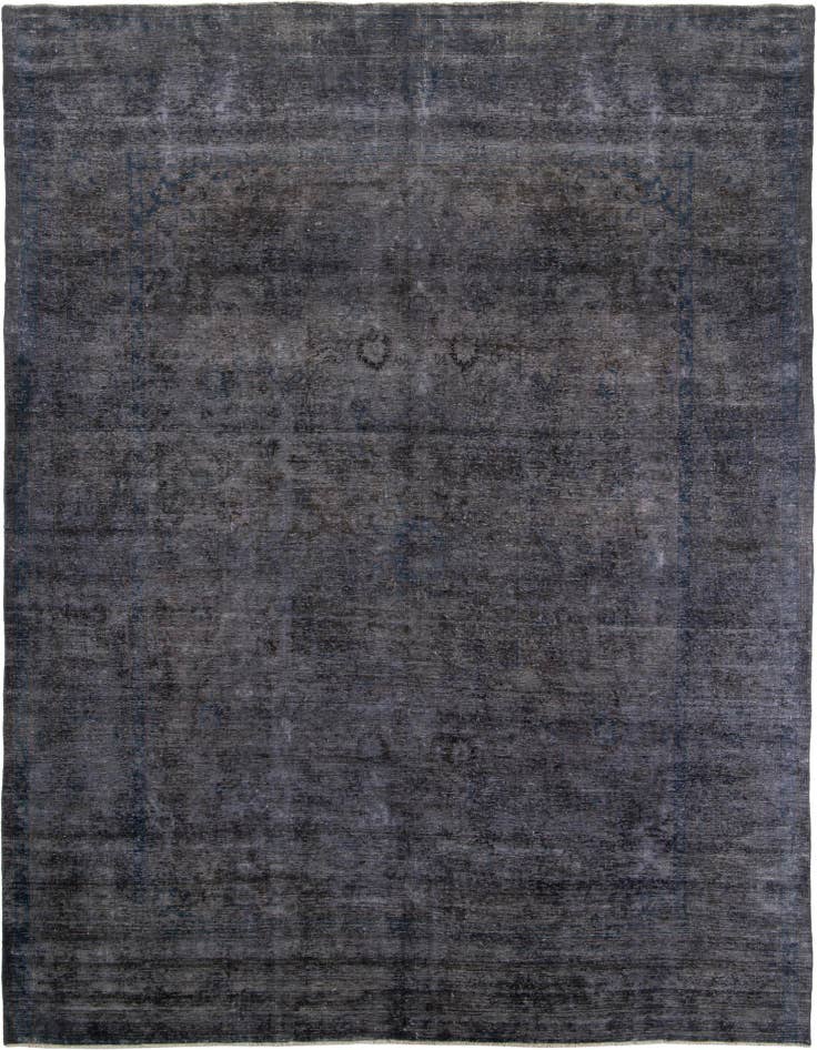Detail image of 9' 6 x 12' 9 Hand Knotted Ultra Vintage Persian Wool Rug