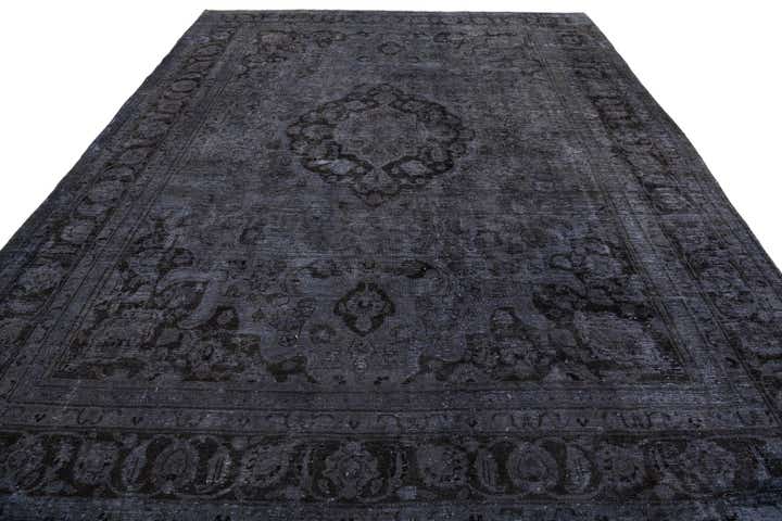 9' 8 x 12' 3 Hand Knotted Ultra Vintage Persian Wool Rug