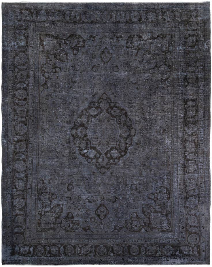 Detail image of 9' 8 x 12' 3 Hand Knotted Ultra Vintage Persian Wool Rug