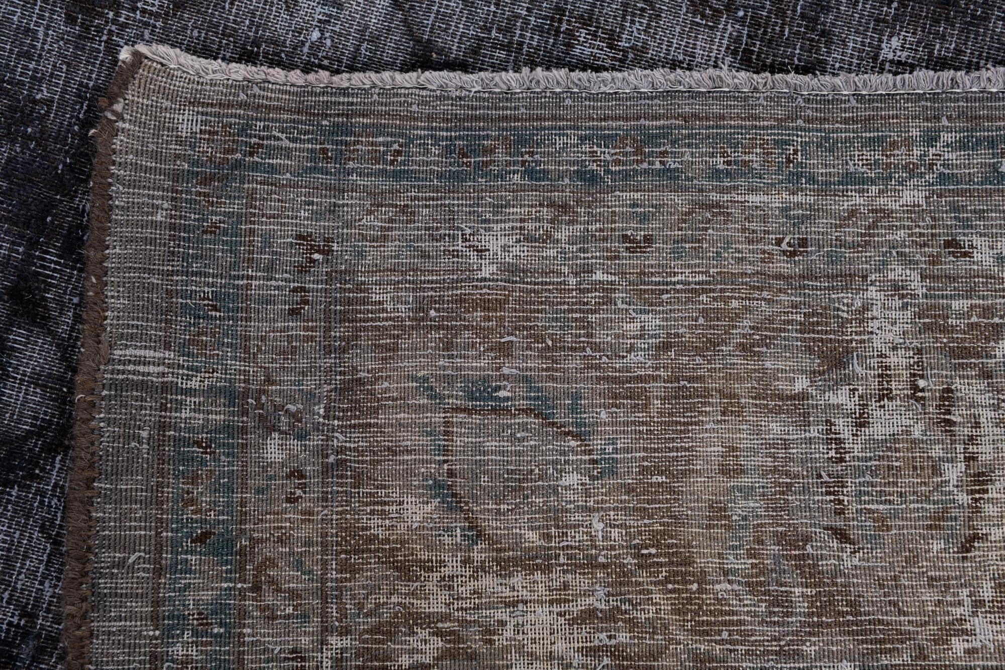 9' 6 x 12' 4 Hand Knotted Ultra Vintage Persian Wool Rug