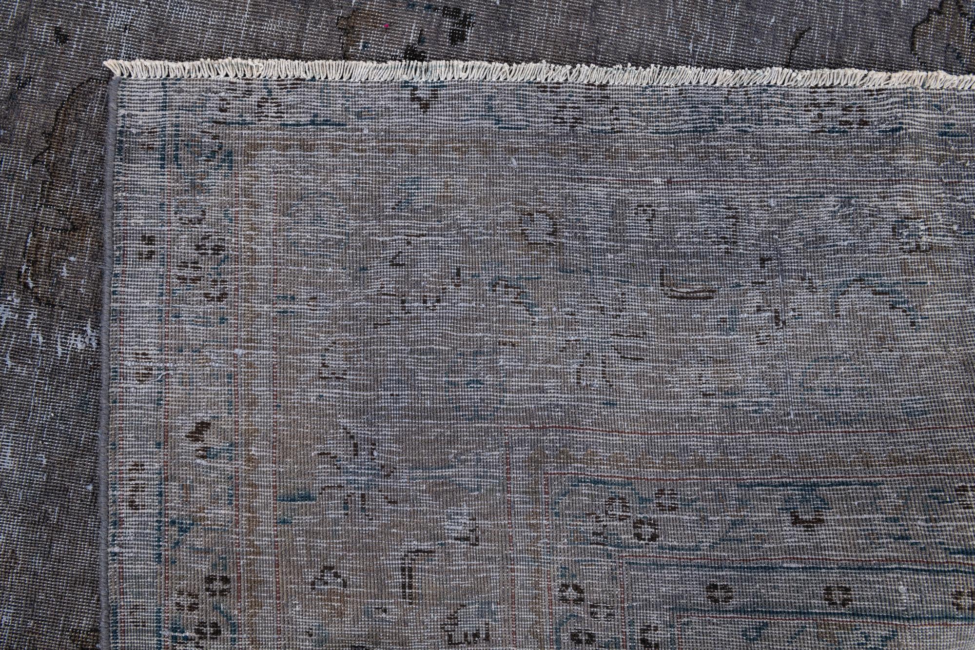 305cm x 375cm anudado a mano Ultra Vintage Alfombra Persa Lana