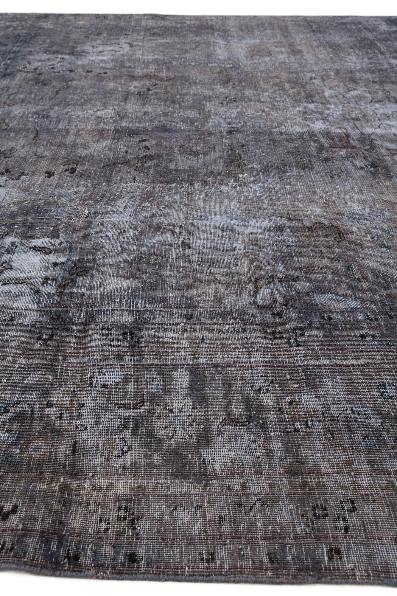 305cm x 375cm anudado a mano Ultra Vintage Alfombra Persa Lana