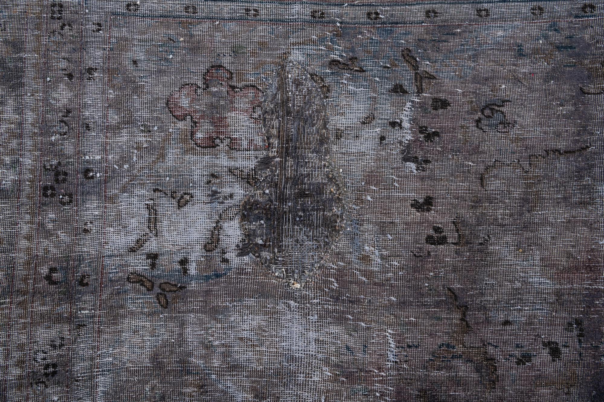 305cm x 375cm anudado a mano Ultra Vintage Alfombra Persa Lana