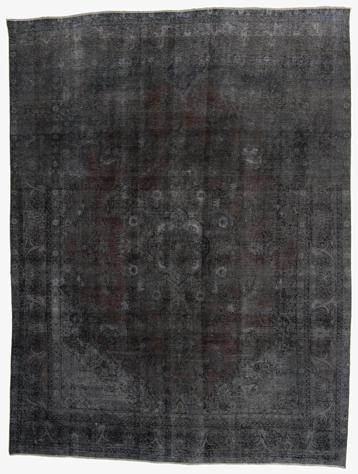 9' 9 x 12' 10  Hand Knotted Ultra Vintage Persian Wool Rug