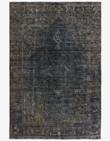 6' 5 x 9' 6 Hand Knotted Ultra Vintage Persian Wool Rug