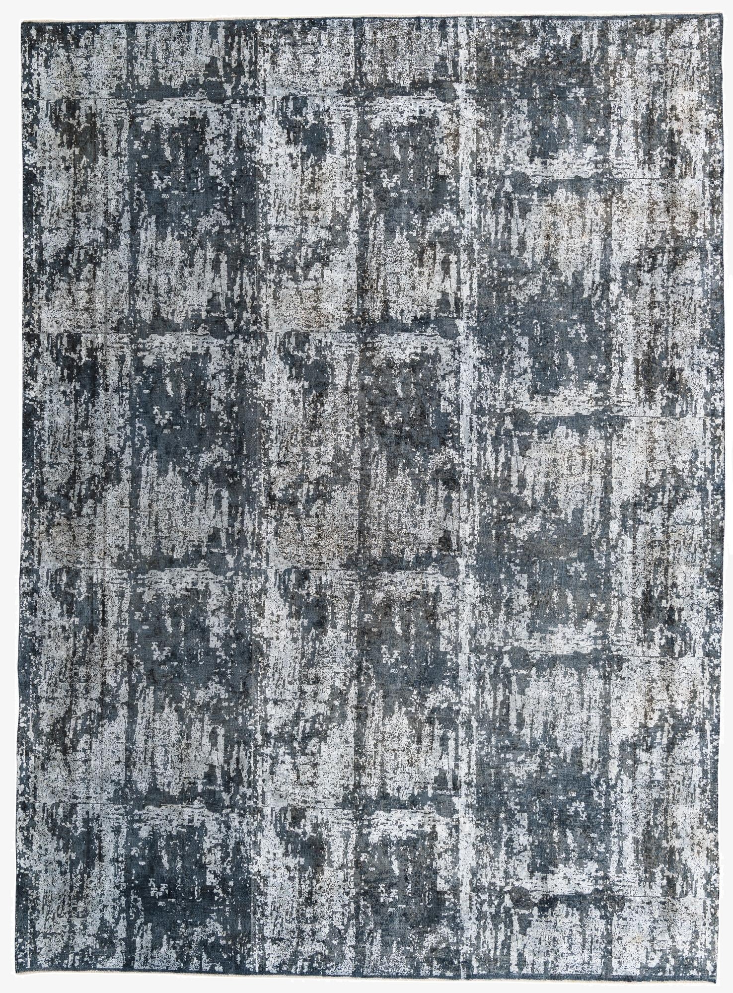 9' x 12' 2  Hand Knotted Ultra Vintage Persian Wool Rug