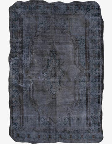 6' 6 x 9' 8 Hand Knotted Ultra Vintage Persian Wool Rug