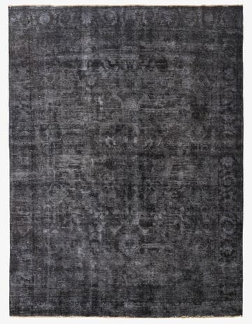 9' 1 x 12' Hand Knotted Ultra Vintage Persian Wool Rug