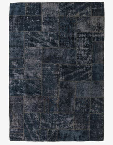 6' 9 x 10' Hand Knotted Ultra Vintage Persian Wool Rug