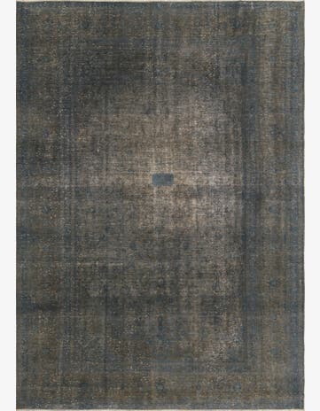 8' 10 x 12' 3 Hand Knotted Ultra Vintage Persian Wool Rug