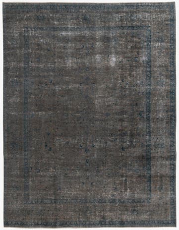 9' 4 x 12' Hand Knotted Ultra Vintage Persian Wool Rug