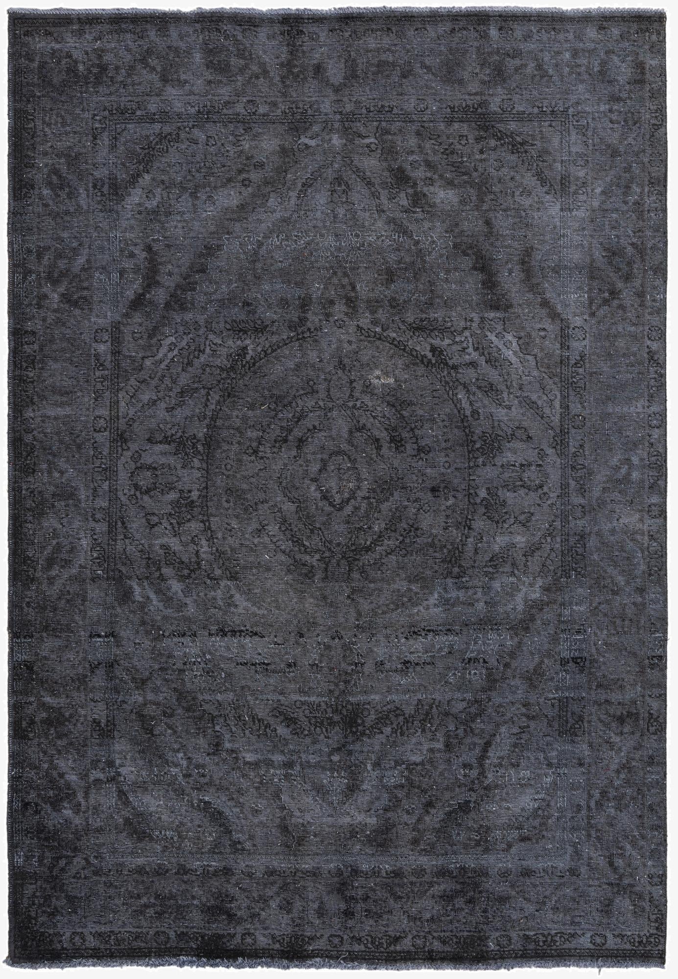 6' 7 x 9' 8  Hand Knotted Ultra Vintage Persian Wool Rug