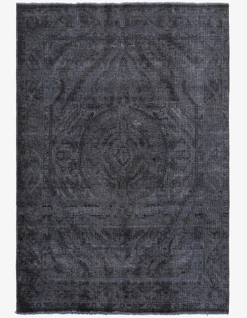 6' 7 x 9' 8 Hand Knotted Ultra Vintage Persian Wool Rug