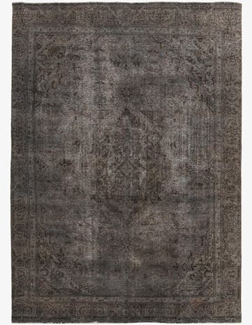 8' 10 x 12' 3 Hand Knotted Ultra Vintage Persian Wool Rug