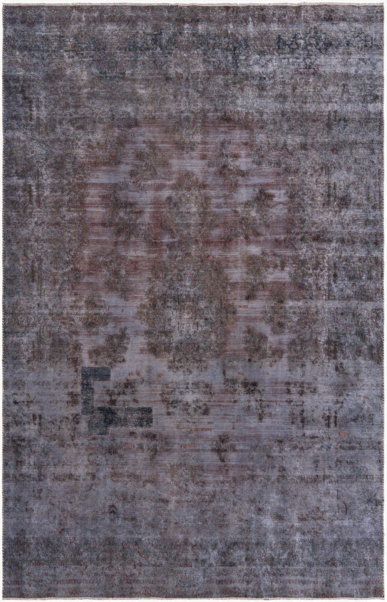 8' x 12' 8  Hand Knotted Ultra Vintage Persian Wool Rug