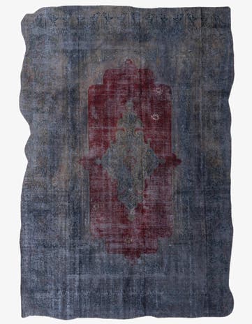 9' 1 x 13' 6 Hand Knotted Ultra Vintage Persian Wool Rug